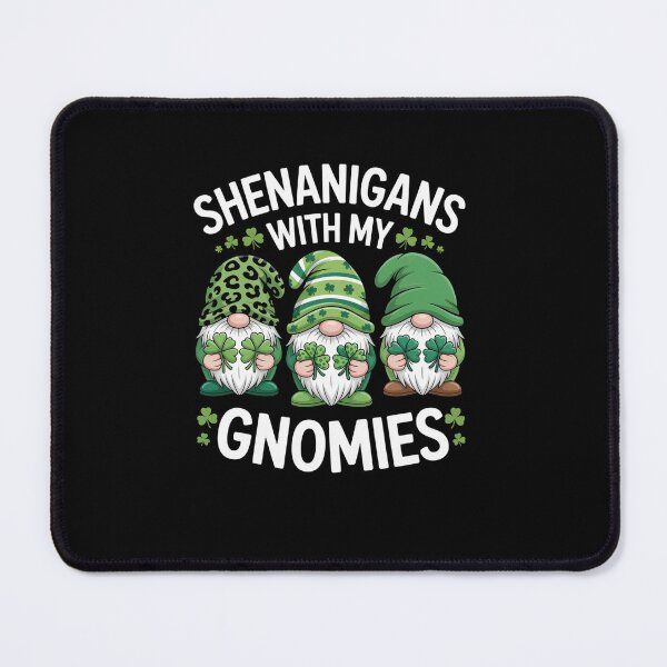 Item preview, St Patricks Day Lucky Shamrock Leopard Gnomes Irish designed and sold by Elenasriveras.