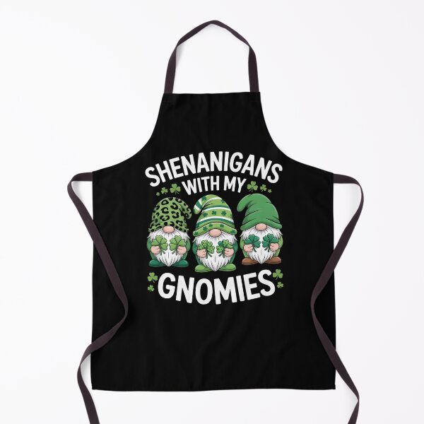 Item preview, St Patricks Day Lucky Shamrock Leopard Gnomes Irish designed and sold by Elenasriveras.