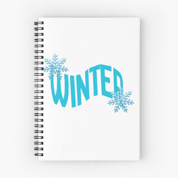 Item preview, Winter Aesthetic Typography with Snowflakes – Cozy Cold Season Design designed and sold by Uceepeace.
