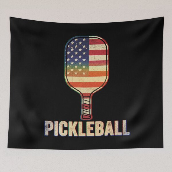 Item preview, USA Pickleball Flag Design | Patriotic Paddleball Lover Gift designed and sold by Alexis Art Collection.