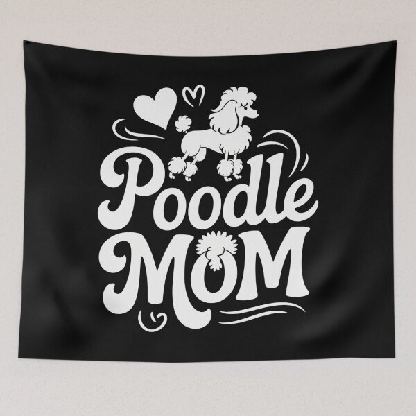 Item preview, mom dog poodle mother day designed and sold by CruelShadesSt.