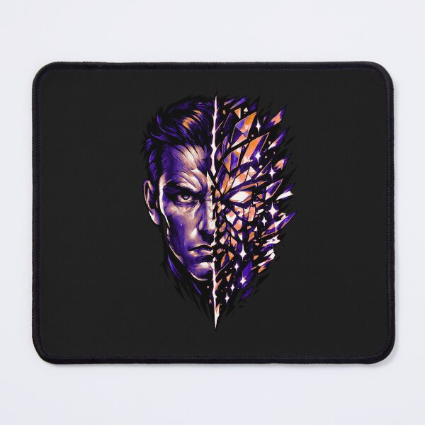 Item preview, Cosmic Mind Pressure – Intense Overthinking Face Illustration designed and sold by AdicretorDesign.