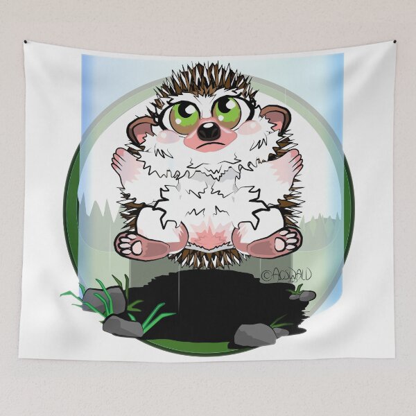 Item preview, 030 Henry The Hedgehog Being Taken Into The Light designed and sold by DayHarvesters.
