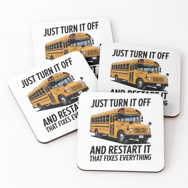 Item preview, Turn It Off And Restart School Bus Driver Appreciation designed and sold by Elenasriveras.