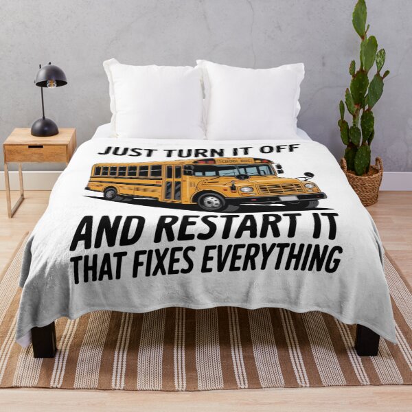 Item preview, Turn It Off And Restart School Bus Driver Appreciation designed and sold by Elenasriveras.