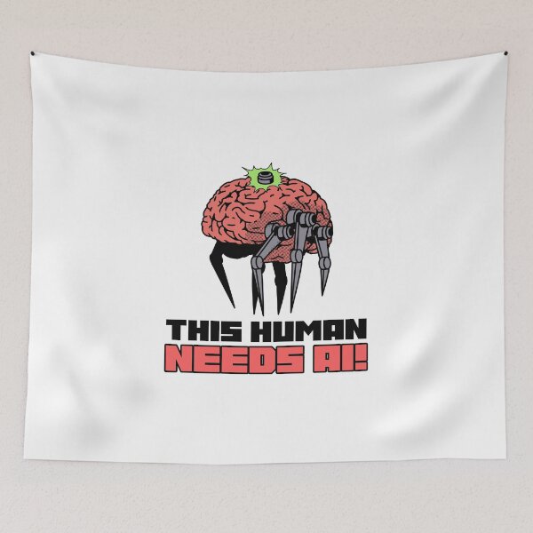 Item preview, This Human Needs AI designed and sold by morve_eternelle.