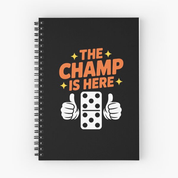 Item preview, The Champ Is Here Dominoes King designed and sold by Elenasriveras.
