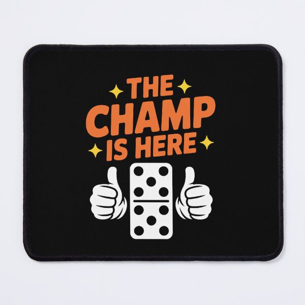 Item preview, The Champ Is Here Dominoes King designed and sold by Elenasriveras.