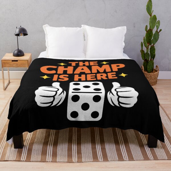 Item preview, The Champ Is Here Dominoes King designed and sold by Elenasriveras.