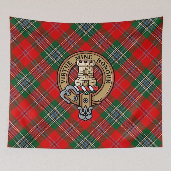 Item preview, Clan MacLean Crest over Tartan designed and sold by sifis.