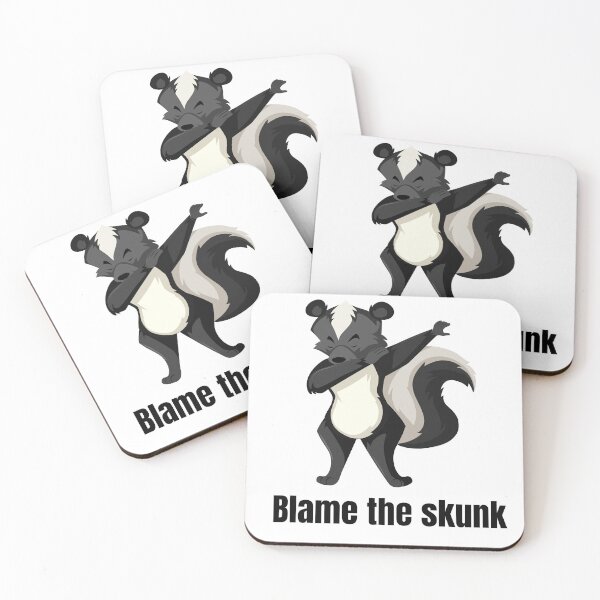 Item preview, Blame The Skunk Funny Meme Skunk Dab T-Shirt designed and sold by JustFunnyStuff.