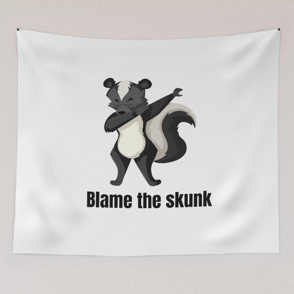 Item preview, Blame The Skunk Funny Meme Skunk Dab T-Shirt designed and sold by JustFunnyStuff.