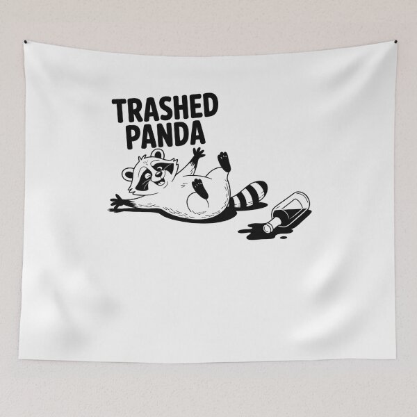 Item preview, Trashed Panda Racoon designed and sold by Elenasriveras.