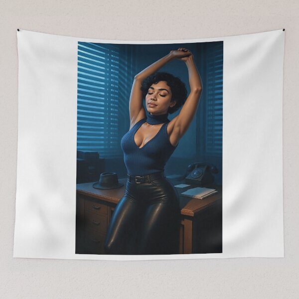 Item preview, Sarah in bluetopaz glow under blue window light designed and sold by CathryneDelamort.