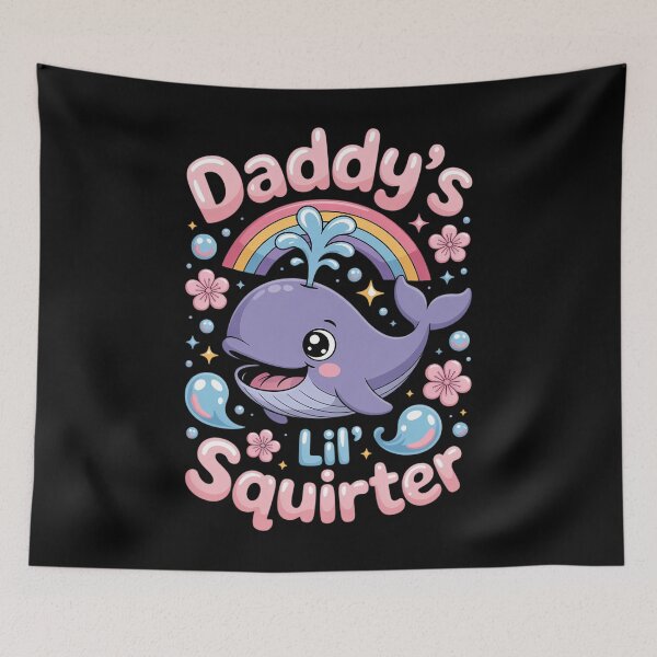 Item preview, Daddy’s Lil Squirter Whale and Rainbow designed and sold by CruelShadesSt.
