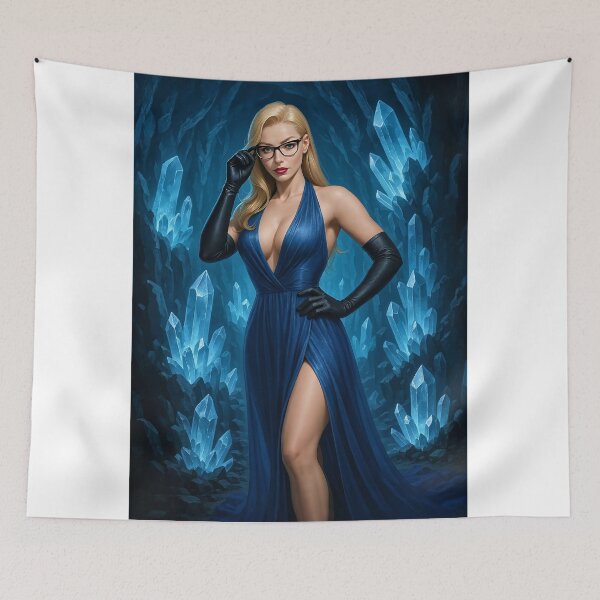 Item preview, Ilya in gown amidst crystal caverns designed and sold by CathryneDelamort.