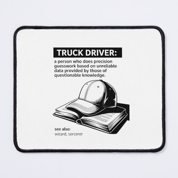 Item preview, Truck Driver Definition Trucker designed and sold by Elenasriveras.
