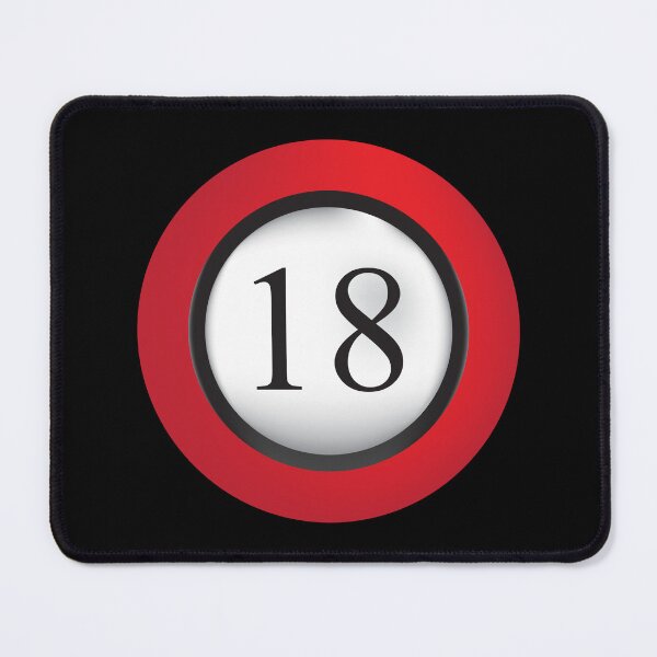 Item preview, Rated 18 – Adults Only Age Limit Icon designed and sold by NeutronDesign.