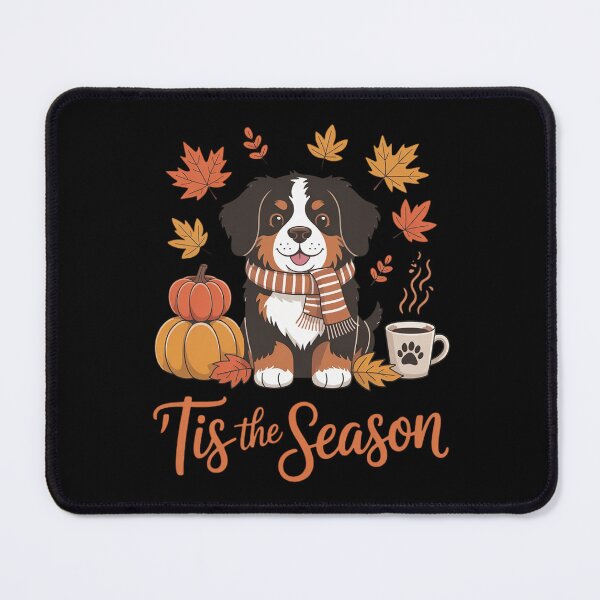 Item preview, Tis The Season Bernese Mountain Dog Fall Pumpkin Coffee designed and sold by HORIZBoutique.