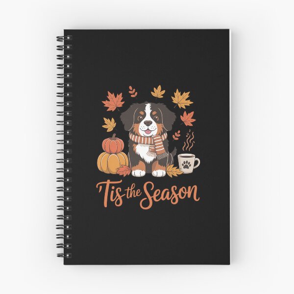 Item preview, Tis The Season Bernese Mountain Dog Fall Pumpkin Coffee designed and sold by HORIZBoutique.