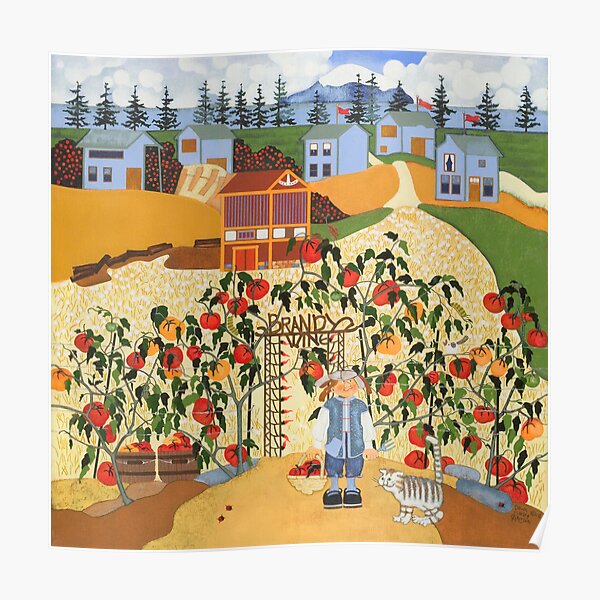 Brandywine Tomatoes Poster
