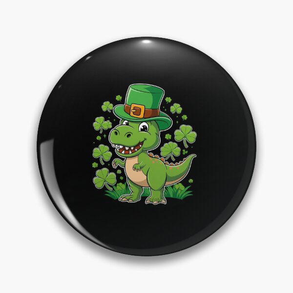 Item preview, St Patricks Day Dinosaur Shamrock Leprechaun Hat Kids Boys designed and sold by repconomArt.