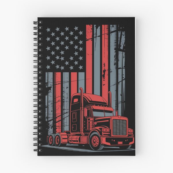 Item preview, Us American Flag Semi Truck Driver  designed and sold by johnertullio.