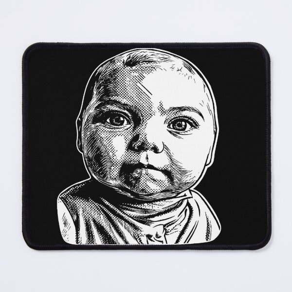 Item preview, Ai Baby Meme Funny grumpy Baby Tuff Baby Covering Mouth Brainrot  designed and sold by Dolphin Graphic.