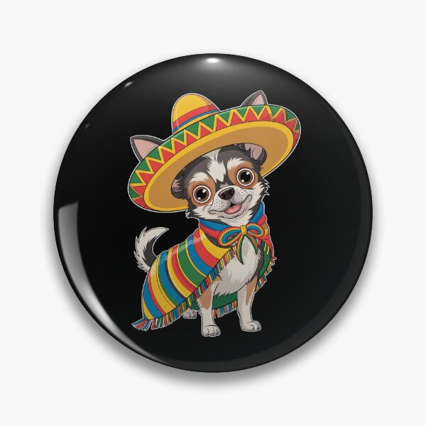 Item preview, Cinco De mayo Chihuahua dog Lover Sombrero Tacos Fiesta designed and sold by CruelShadesSt.