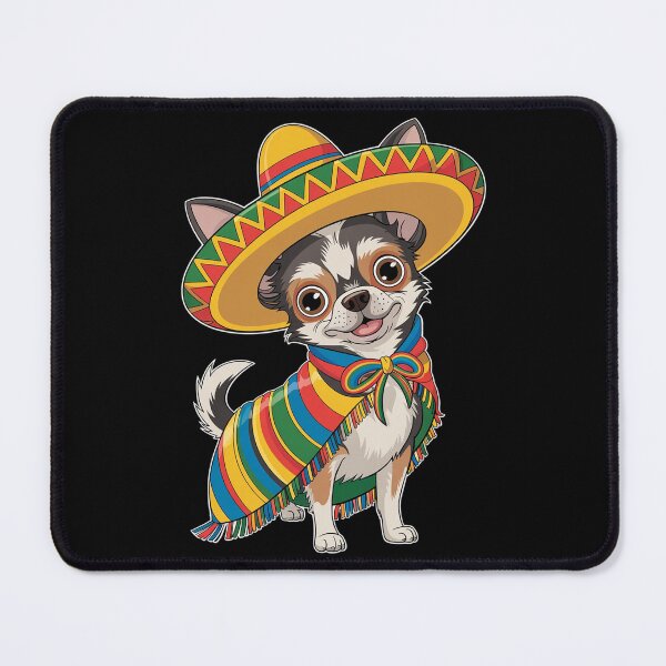 Item preview, Cinco De mayo Chihuahua dog Lover Sombrero Tacos Fiesta designed and sold by CruelShadesSt.
