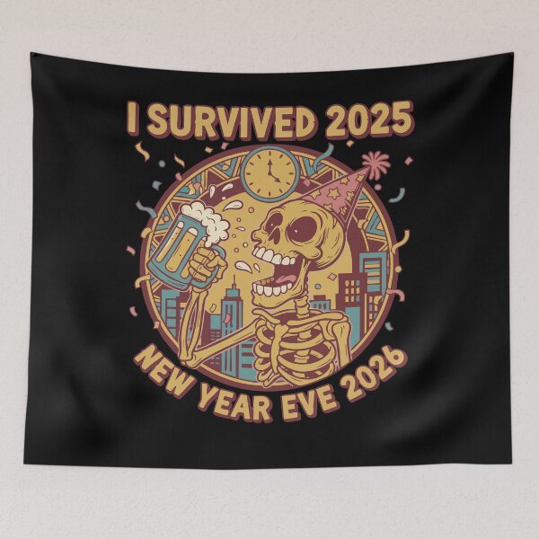 Item preview, I Survived 2025 New Year Eve 2026 designed and sold by LuminOrb.