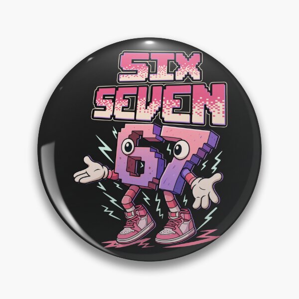 Item preview, Funny Pink Brainrot Meme Italian Six Seven designed and sold by GreenhDianna.