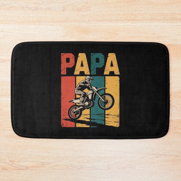 Item preview, Motorcross Dirt Bike Rider Papa Silhouette designed and sold by nicomitchell.