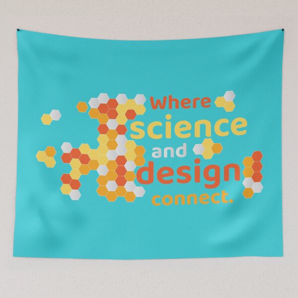 Item preview, HexaFlow – Abstract Geometric Heatmap Pattern designed and sold by NeutronDesign.