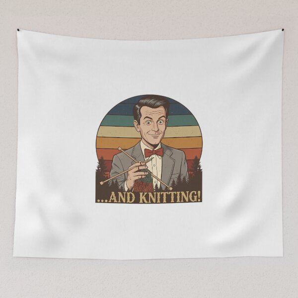 Item preview, Pee-wee Herman Knitting Vintage Reimagined designed and sold by Carther1990.
