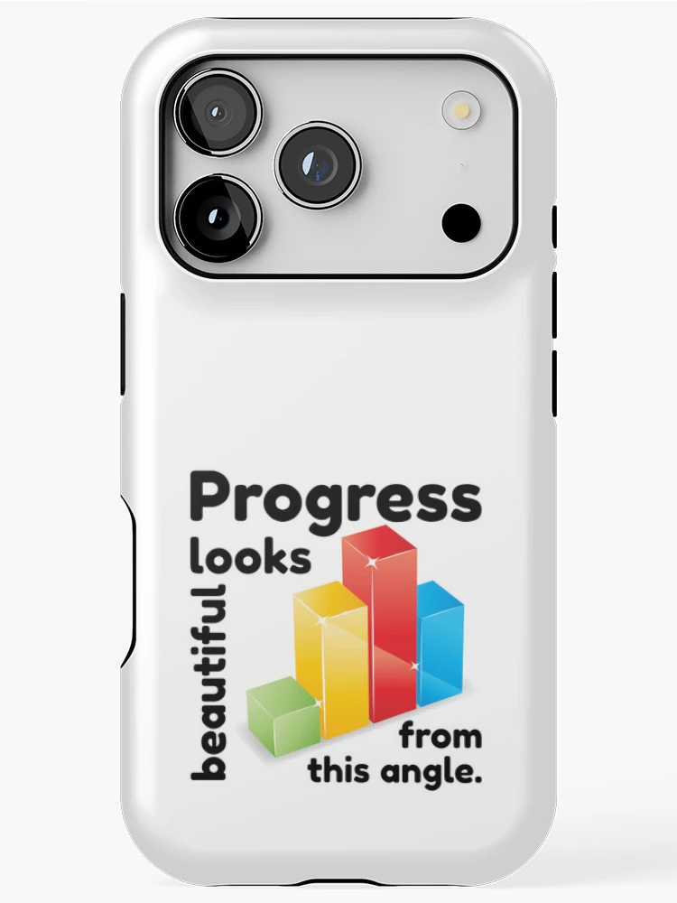 Thumbnail 1 of 4, iPhone Case, Data Rise – 3D Abstract Bar Chart Design designed and sold by NeutronDesign.
