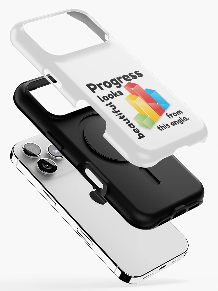 Thumbnail 2 of 4, iPhone Case, Data Rise – 3D Abstract Bar Chart Design designed and sold by NeutronDesign.