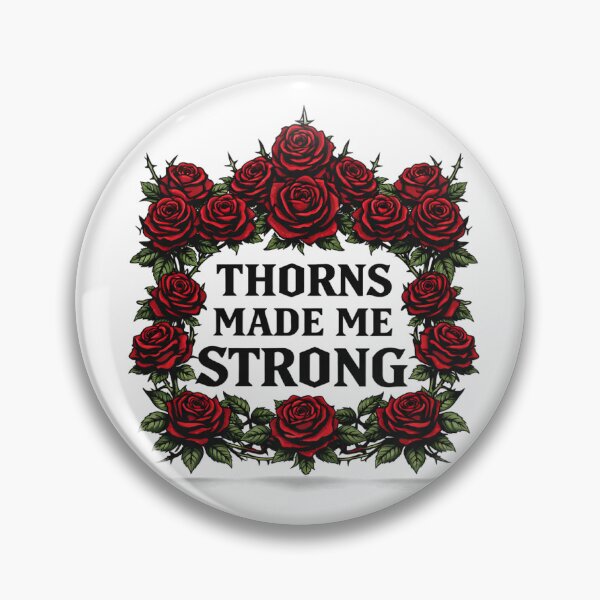 Item preview, Thorns Made Me Strong Rose Throne designed and sold by DripVector.