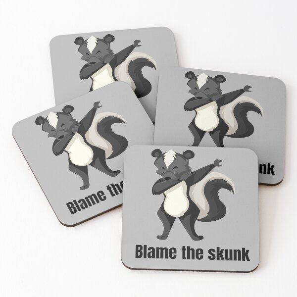 Item preview, Blame The Skunk Funny Meme Skunk Dab T-Shirt designed and sold by JustFunnyStuff.