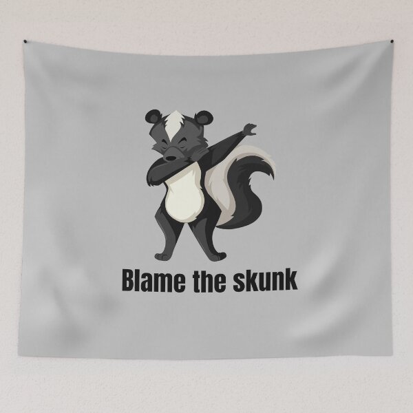 Item preview, Blame The Skunk Funny Meme Skunk Dab T-Shirt designed and sold by JustFunnyStuff.