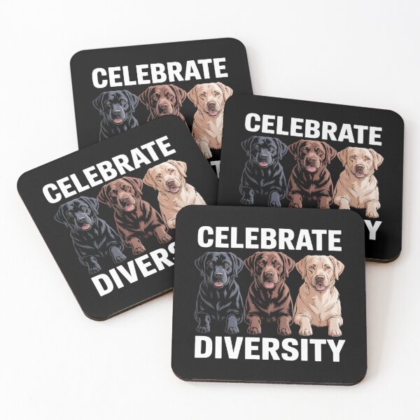 Item preview, Celebrate Diversity - Labrador Retriever Dog Lover designed and sold by CruelShadesSt.