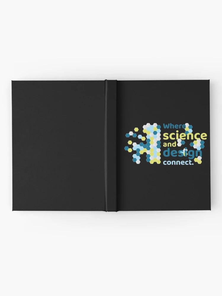 Thumbnail 2 of 3, Journal, HexaFlow – Abstract Geometric Heatmap Pattern designed and sold by NeutronDesign.