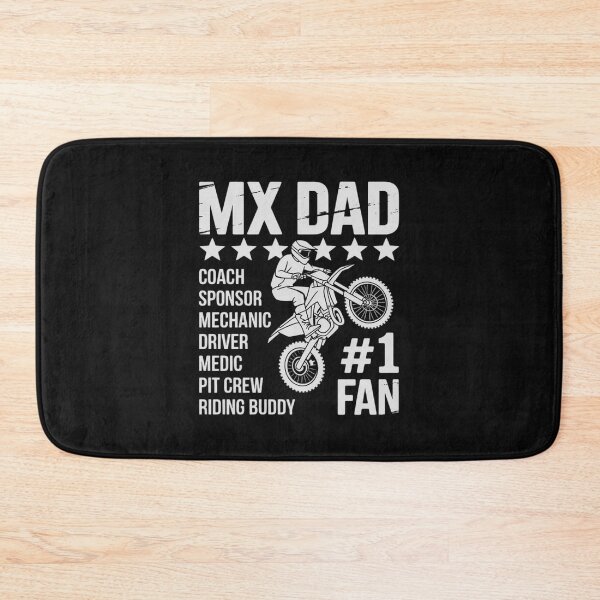Item preview, Motocross MX Dad #1 Fan Dirt Bike Coach Sponsor Braaap designed and sold by nicomitchell.