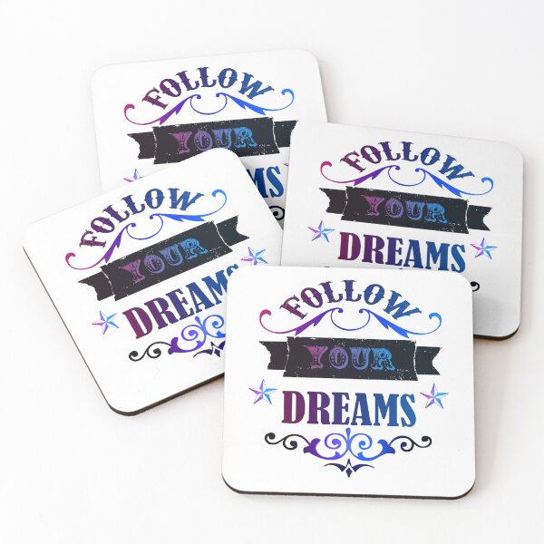 Item preview, Follow Your Dreams Vintage Typography Inspirational Quote designed and sold by NNAANN.