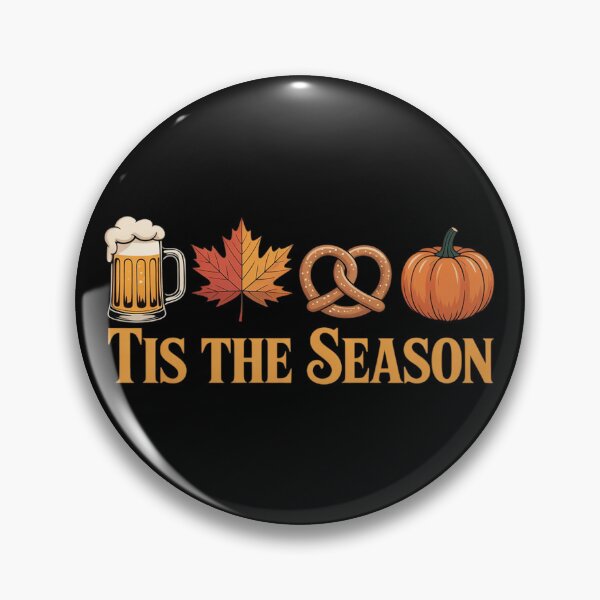 Item preview, Tis The Season Pumpkin Beer Pretzel Fall Oktoberfest designed and sold by FluoroWave.