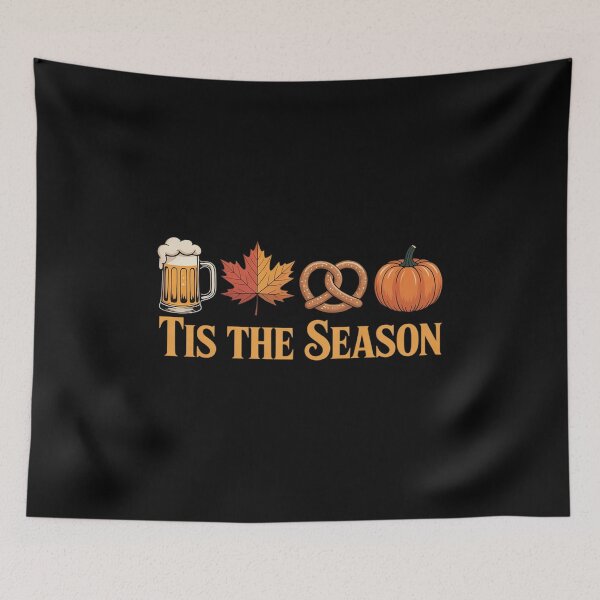 Item preview, Tis The Season Pumpkin Beer Pretzel Fall Oktoberfest designed and sold by FluoroWave.