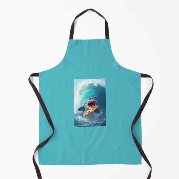Item preview, Shark eating pizza  designed and sold by Samardesigns.