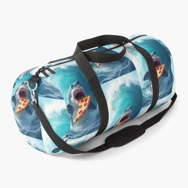 Item preview, Shark eating pizza  designed and sold by Samardesigns.