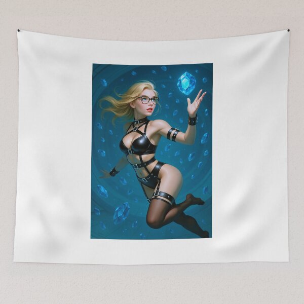 Item preview, Ilya Blue Topaz Gem Hunter in Crystal Tunnel designed and sold by CathryneDelamort.