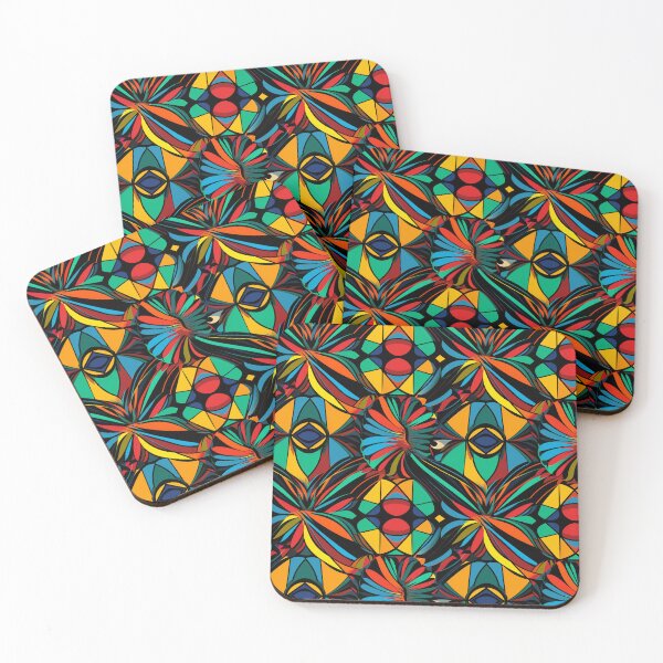Artikelvorschau, Geometric Design bunt farbig Linien Kurven Flächen entworfen und verkauft von G-M-Designs.
